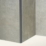 Guardacanto de Aluminio Arco Cromo Brillante 9 Mm