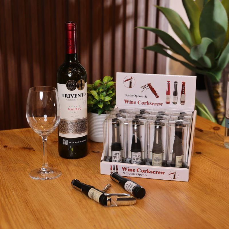 Sacacorchos en Forma de Botella