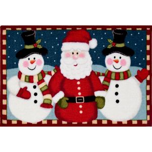 Alfombra Navideña 40x60 Cm Santa