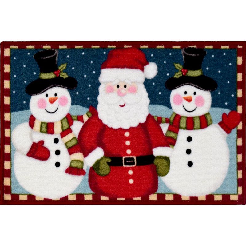 Alfombra Navideña 40x60 Cm Santa