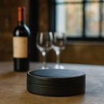 Set de Accesorios para Vino en Estuche Redondo Elegante