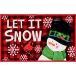 Alfombra Navideña Let It Snow 44x76 Cm