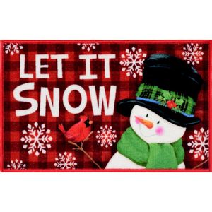 Alfombra Navideña Let It Snow 44x76 Cm