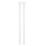 Cincho Plástico Estándar Blanco Tensión 50 Lb de 12 Plg 1000 Unidades