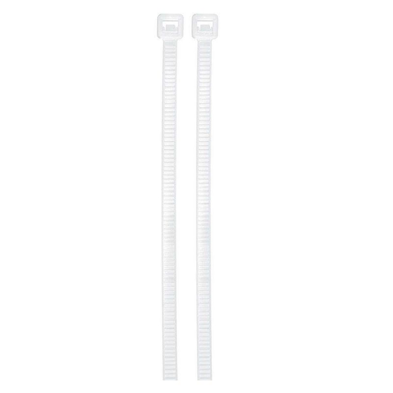 Cincho Plástico Estándar Blanco Tensión 50 Lb de 12 Plg 1000 Unidades