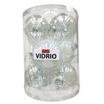 Set de 9 Esferas Iridiscentes de Vidrio