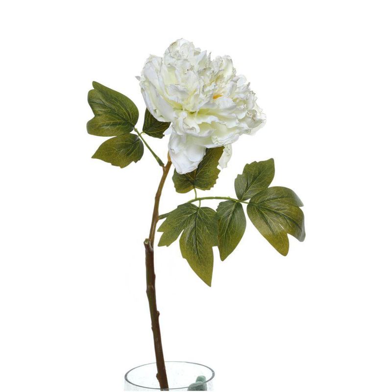 Peonía Artificial Blanca