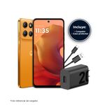Celular Motorola Moto G15 4 GB RAM 256 GB Color Naranja de 6.5 Plg
