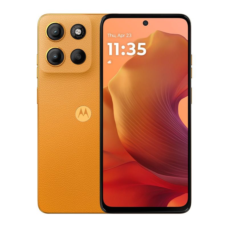 Celular Motorola Moto G15 4 GB RAM 256 GB Color Naranja de 6.5 Plg