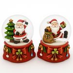 Esfera Navideña con Santa Diseño Surtido