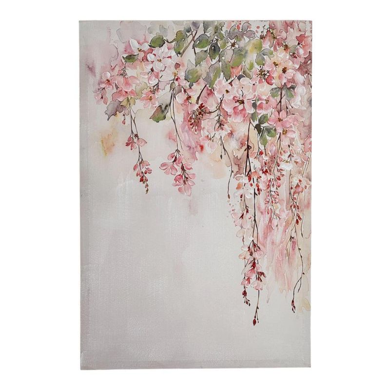 Cuadro Decorativo Flores Rosa