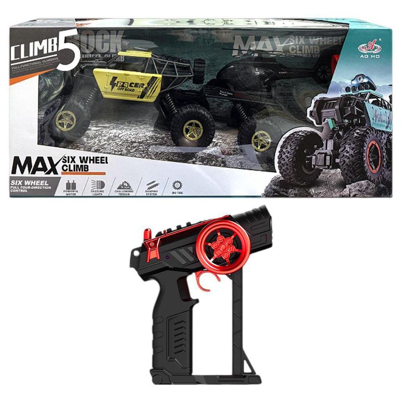 Vehículo a Radio Control Remolque 4x4 con Helicóptero