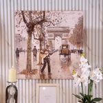 Cuadro Decorativo Músico Estilo Vintage