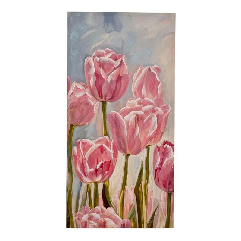 Cuadro Decorativo Tulipanes Rosas