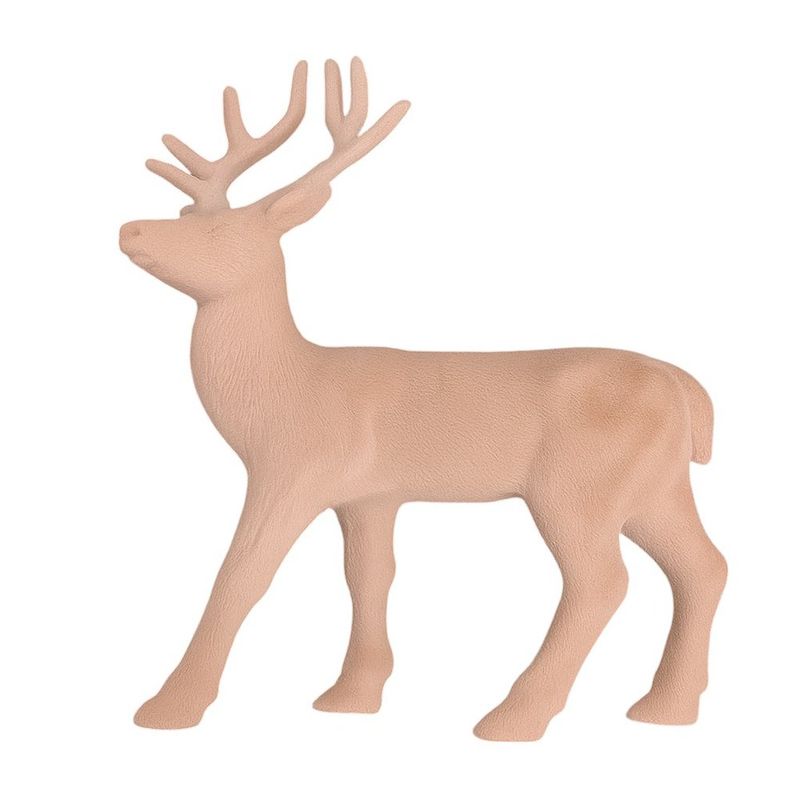 Figura Decorativa de Reno color Rosado