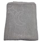Toalla Tundida Estrellas‑Luna Gris