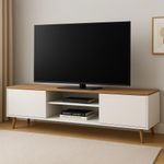 Rack Buffalo 2 Puertas Blanco 180X56Cm