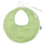 Set Baberos Chinilla Borla Celeste‑Verde