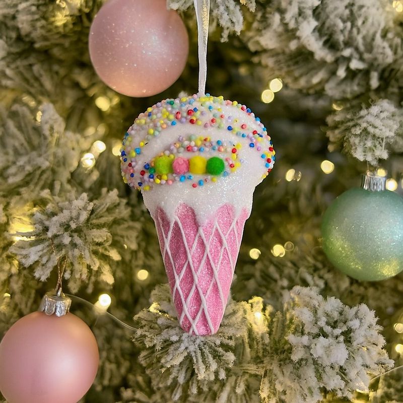 Adorno Decorativo Navideño Diseño Helado