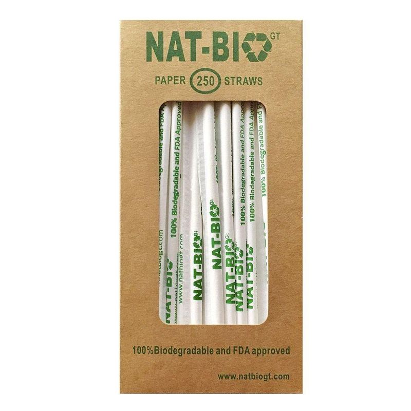 Pajilla Biodegradable Con Cobertor 250U - Nat-bio