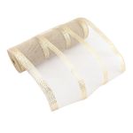 Malla Decorativa Navideña de 10.5 plg x 10 yardas Color Dorado