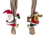 Set de 2 Amarradores Navideños para Cortina
