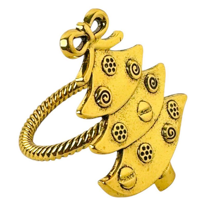 Set de 4 Anillos para Servilleta Árbol Navideño