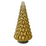 Árbol Decorativo Dorado de Vidrio