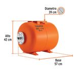 Tanque Hidroneumático Horizontal 50 L
