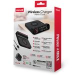 Cargador Inalámbrico Reloj Despertador QIAC‑115
