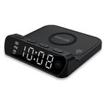 Cargador Inalámbrico Reloj Despertador QIAC‑115