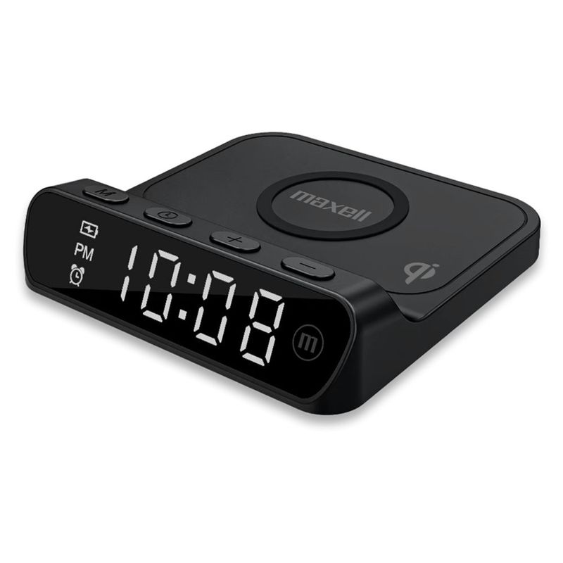 Cargador Inalámbrico Reloj Despertador QIAC‑115