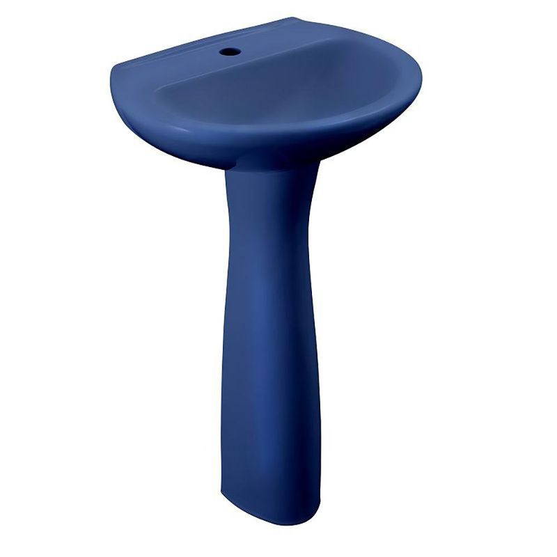 Lavamanos con Pedestal Ecoline Azul