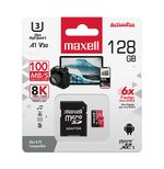 Tarjeta MicroSDXC 128 GB Clase 10 UHS‑I