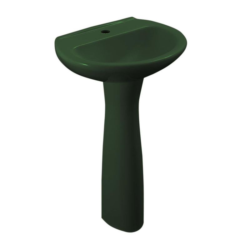 Lavamanos Verde con Pedestal - Ecoline