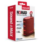 Bocina Bluetooth Portátil Rojo BT‑NOMAD