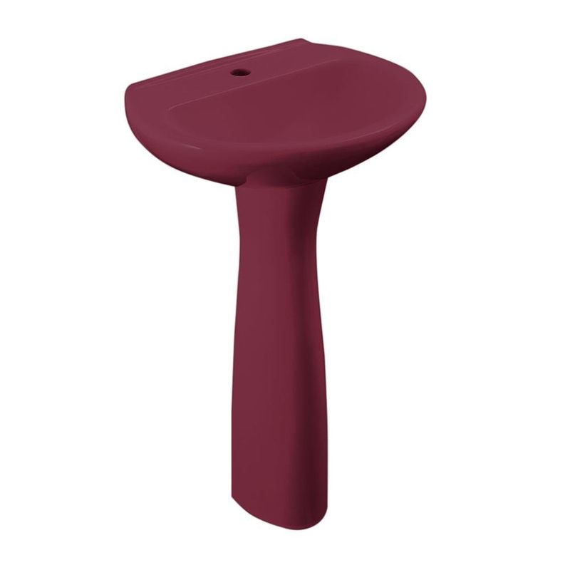 Lavamanos Vino Tinto con Pedestal - Ecoline