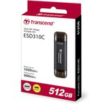 Unidad de Estado Sólido 512 GB USB-C/A