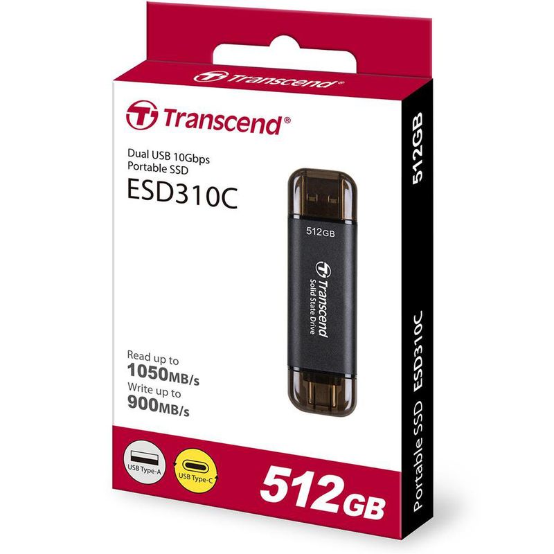 Unidad de Estado Sólido 512 GB USB-C/A