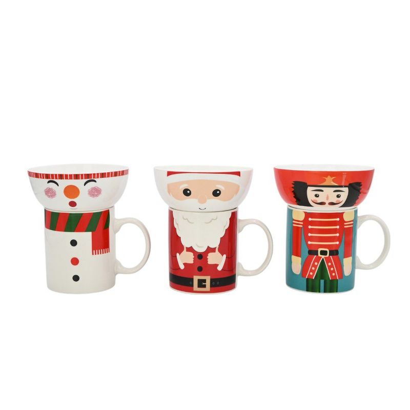 Set de Pocillo y Tazón Snowman