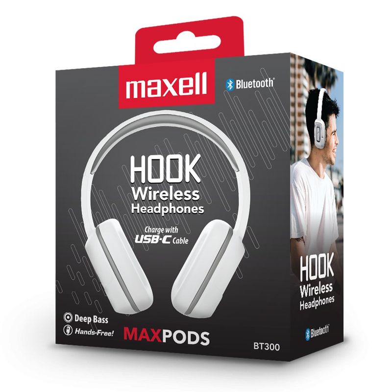 Audífonos Inalámbricos Over‑Ear Blanco EB‑BT300