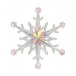 Copo de Nieve Tornasol Decorativo