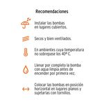 Bomba Periférica para Agua 3/4 Hp