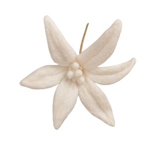 Pascua de Fieltro Blanca Estilo Natural