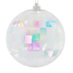 Esfera Navideña Tornasol con Efecto Espejo Iridiscente