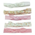Set de Cintas para Bebé en Tonos Crema 5 Pzas