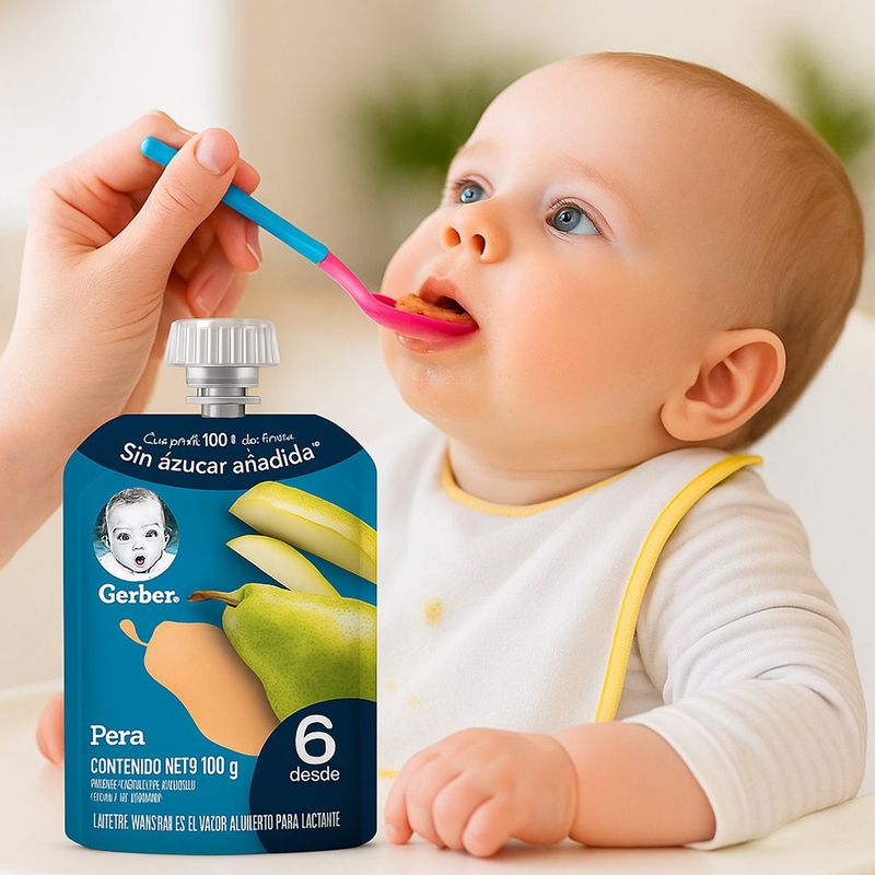 Compota de Pera en Pouch 100 G