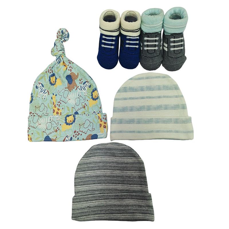 Set de Gorros y Calcetas Safari 5 Pzas