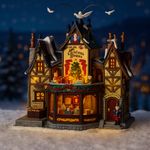 Tienda “Aldea Festiva” con Luz para Villa Navideña