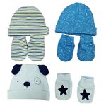 Set de Gorros y Guantes Oso 6 Pzas